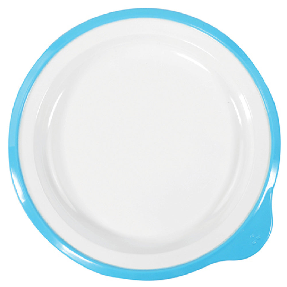 Bauscher Hepp T3830BL - Low Plate, 4-1/2 Oz., 6-7/10"W X 7-1/5"D X 4/5"H