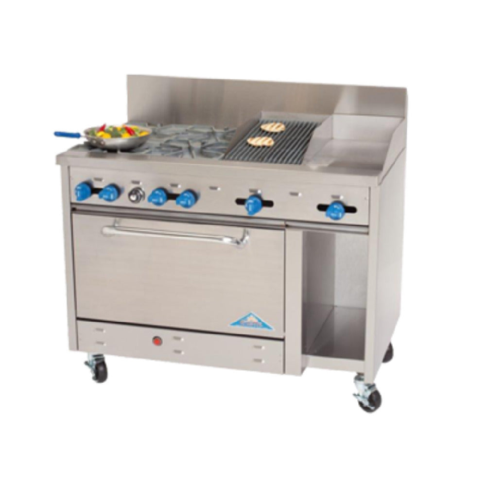 Comstock-Castle F3430-12-2RB Range Gas 48" Wide