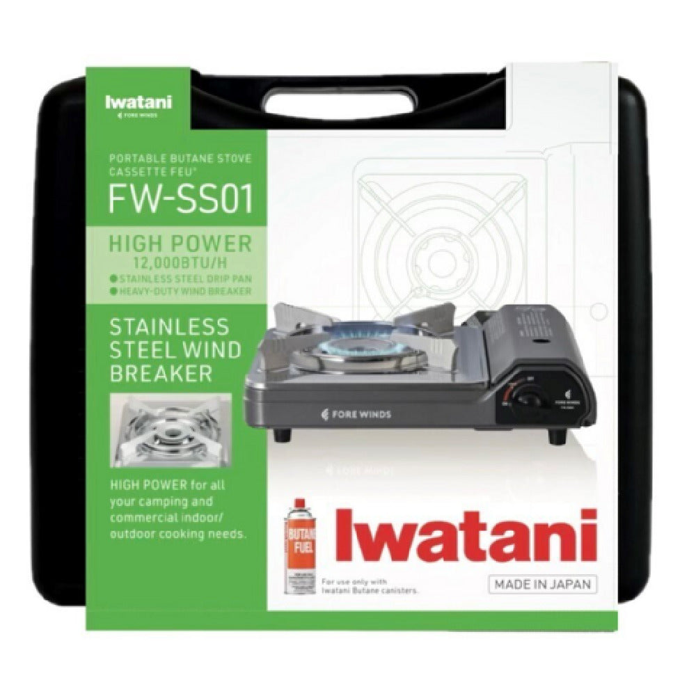 Iwatani FW-SS01 - Fore Winds Butane Gas Stove, Portable, High Power