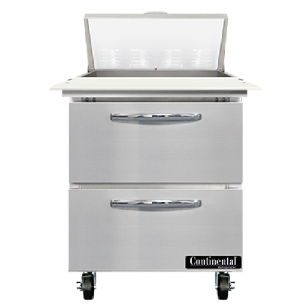 Continental Refrigerator SW27N8C-D Sandwich Unit 27"W 7.4 Cu Ft Capacity
