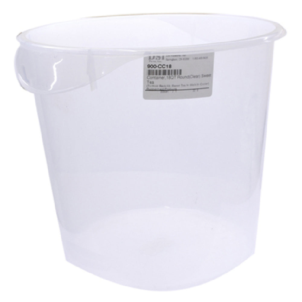 Franklin Machine Products 840-5066 Container (18 Qt Clear)