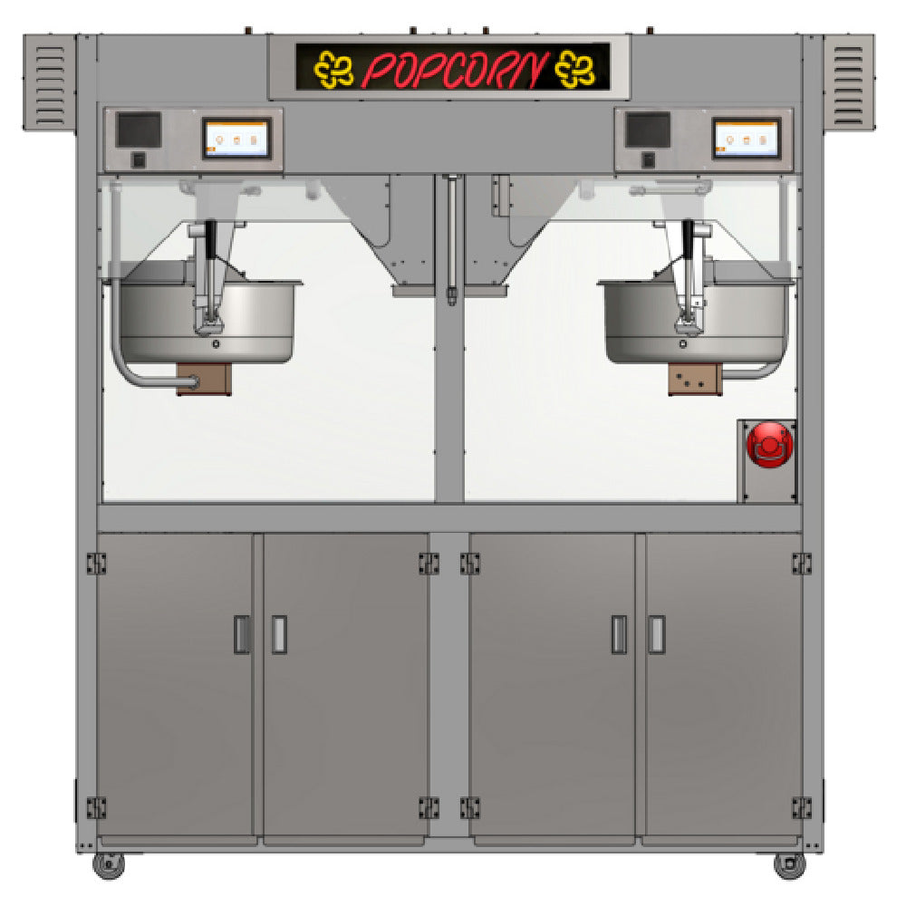Gold Medal 2873-00-821 - PopClean® 32 Oz. Popcorn Machine (72") With Updraft HEPA Filtration System (for Each Kettle)