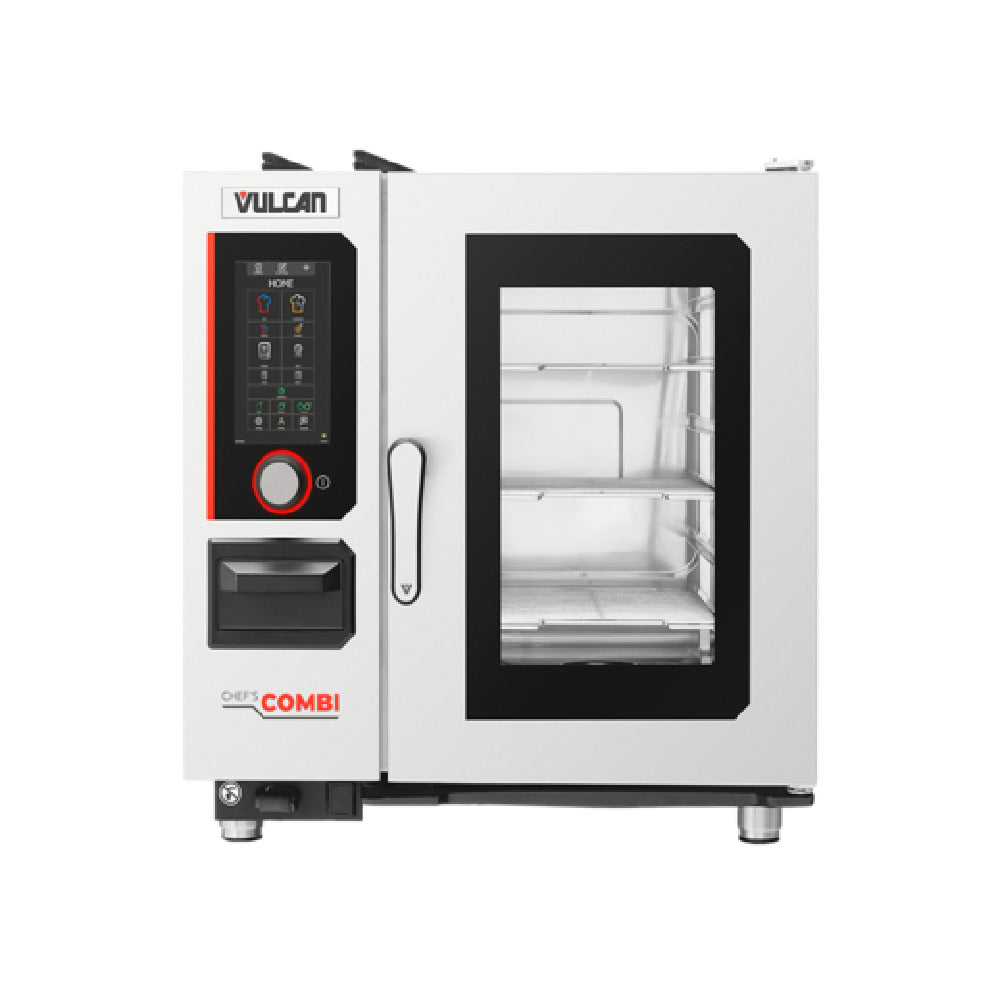 Vulcan CHEF-61G Chef'sCombi 61G Gas 6-level Half-size(GN 1/1) Capacity (6) 13"x18" Half-size Sheet Or (6) 12" X 20" Steam Pan. All-in-one Multifunctional Cooking Equipment With Customizable CombiOS Interface