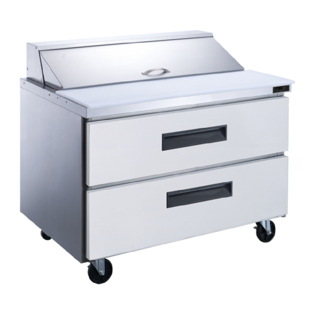 Dukers DSP36-15M-D2 Mega Top Sandwich/Salad Prep Table With Drawers