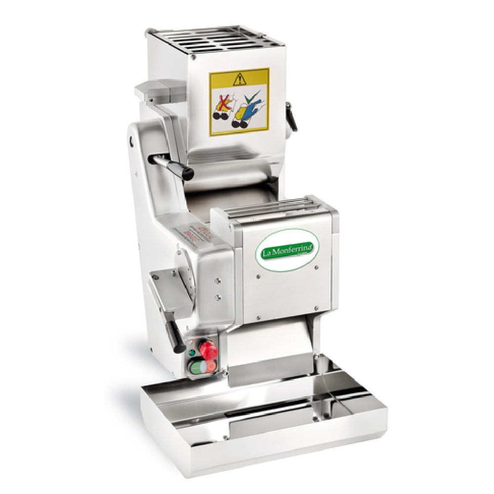 An Emiliomiti Company LM24042 (PNUOVA) La Monferrina PNuova Pasta Dough Sheeter With Built-in Mixer