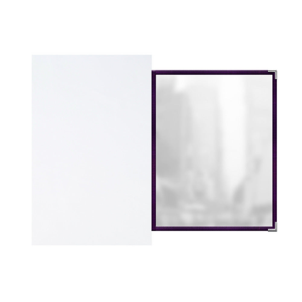 Risch SEWNAAP 8.5X11/8.5X14-NYLON Sewn Nylon Add-A-Page (specify Color) 8-1/2" X 11" Insert For 8-1/2" X 14" Menu