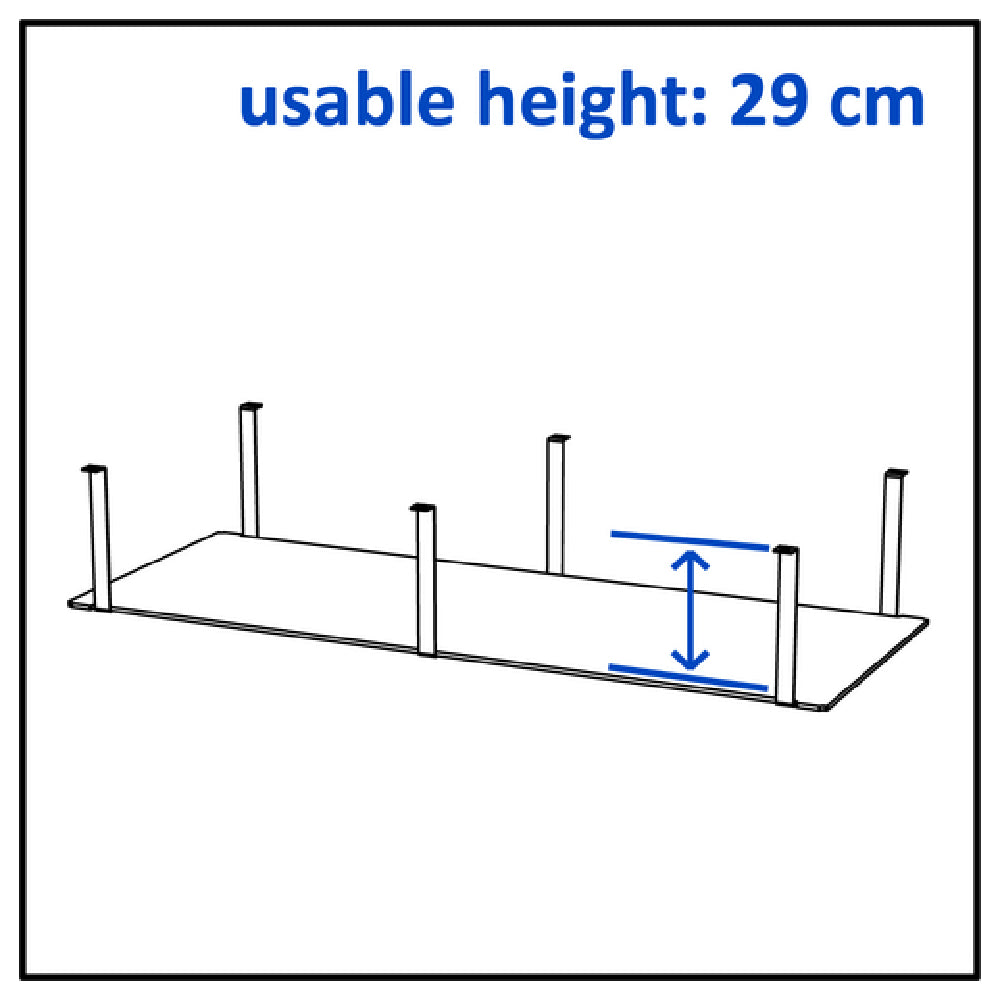Bauscher Hepp VE-80010 - Venta® Shelf, To Create Storage Space Under A Buffet Table