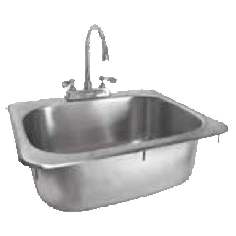 GSW USA HS-2017I Drop-In Hand Sink One Compartment 20-1/4"W X 17"D X 16"H Overall Size