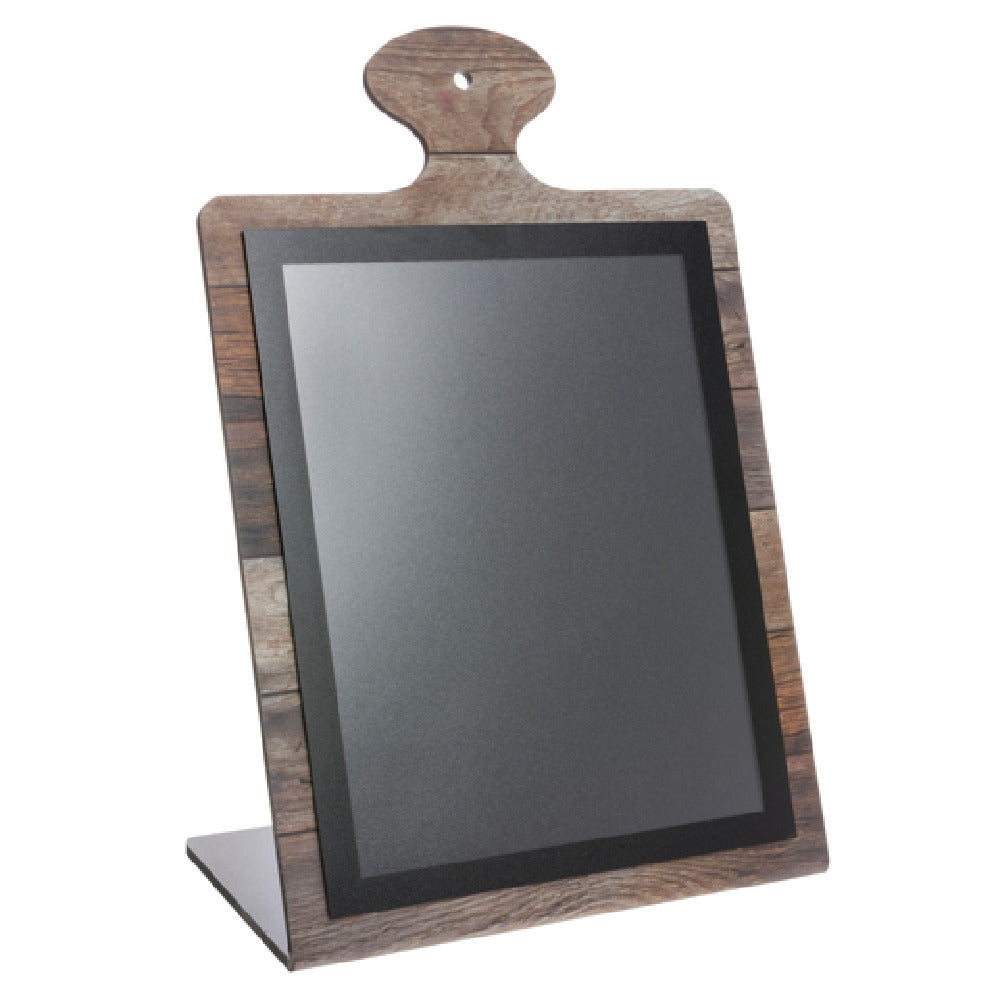 Hubert 15956 - Expressly HUBERT® Chestnut Countertop Cutting Board 1 Pocket Menu Board - 11"L X 6 1/8"W X 16 3/4"H