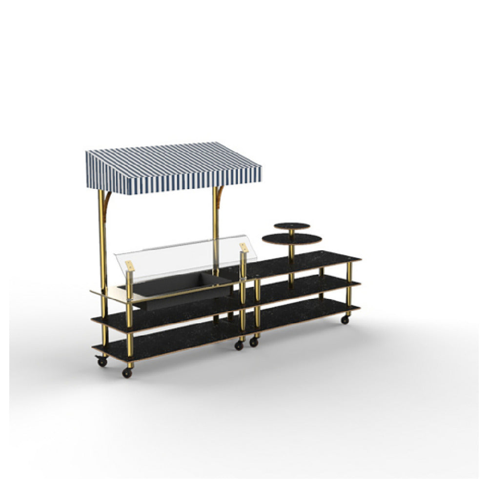 Steelite MGCMLE04MBWW Display Station Mixed Materials (minimum = Case Quantity 1 Per Case) (repack Item)