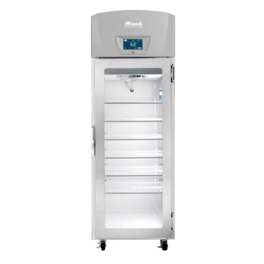 Migali Industries EVOX-1RG-LB Medical-Grade Refrigerator 20.2 Cu. Ft. Capacity Single Glass Door