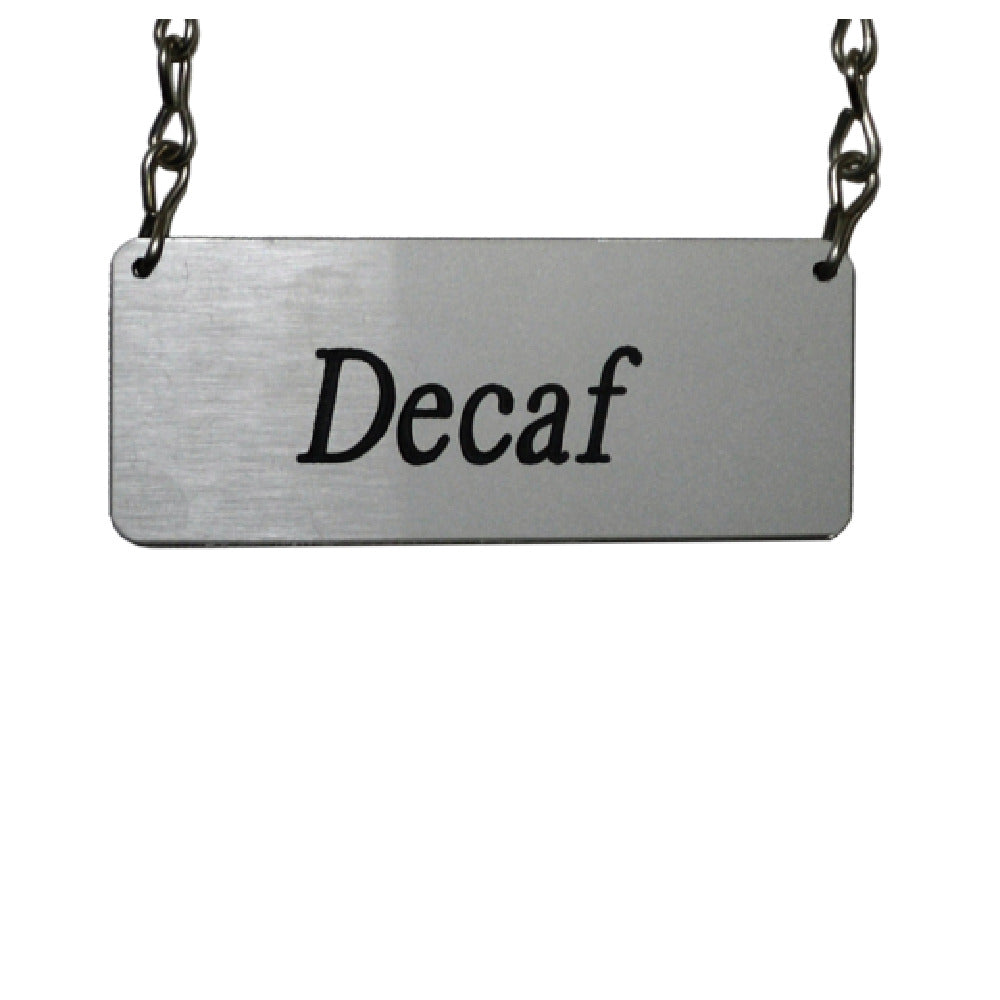 Service Ideas IDCHDE Service Ideas ID Chain Decaf ID Chain Brushed Stainless
