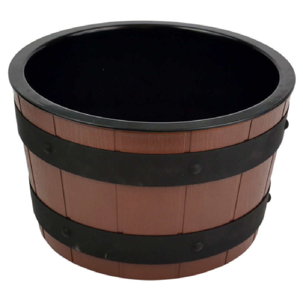 Bauscher Hepp BBS352 - Gourmet Barrel Bowl Set, 4 Qt., Includes: (1) 10" Dia. X 6"H Brown ABS Bowl