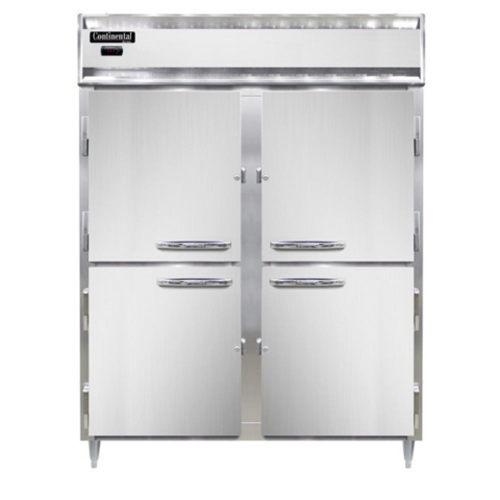 Continental Refrigerator DL2WE-SA-PT-HD-SD-GD Designer Line Heated Cabinet 52 Cubic Ft. Capacity