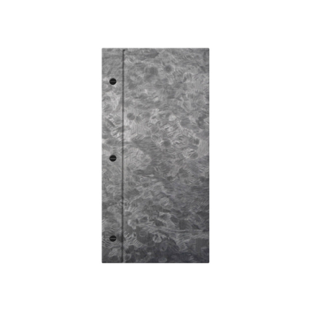 Risch CMBFF-MET 4.25X11 Brushed Metallic Faux-leather Chicago Menu Board (specify Color)