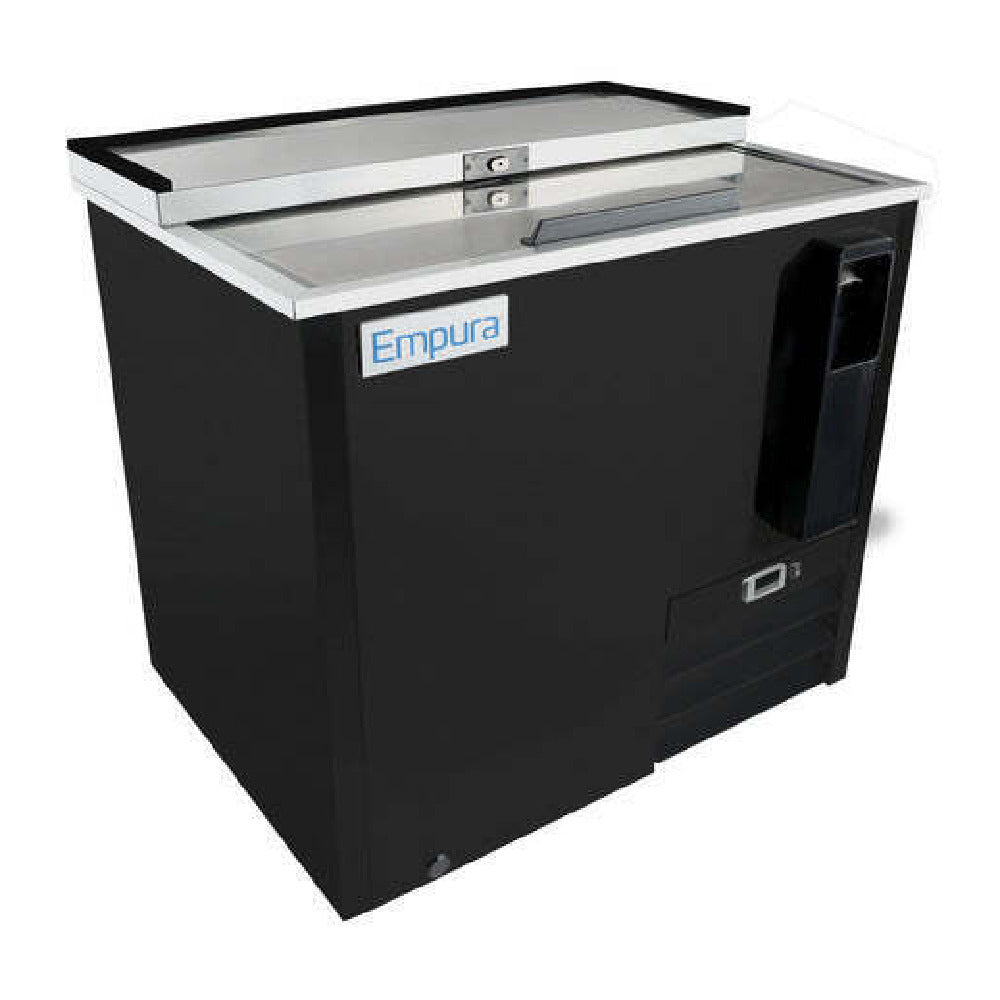 Empura Refrigeration E-KBC-36 Bottle Cooler 36.8"W X 27"D X 35"H (1) Solid Sliding Door