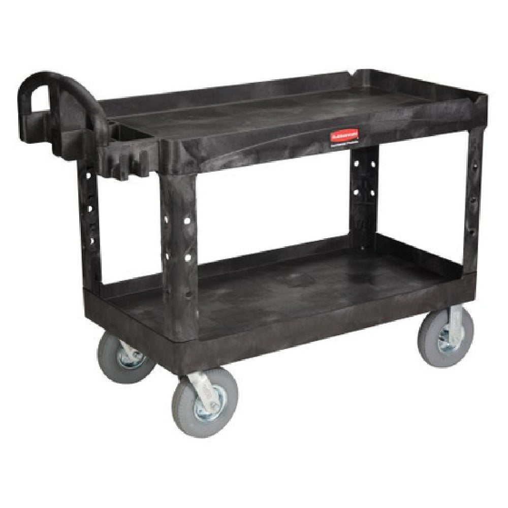 Rubbermaid FG454600BLA - Heavy Duty Utility Cart, 55"L X 26"W X 33-1/4"H, 500 Lb. Total Capacity