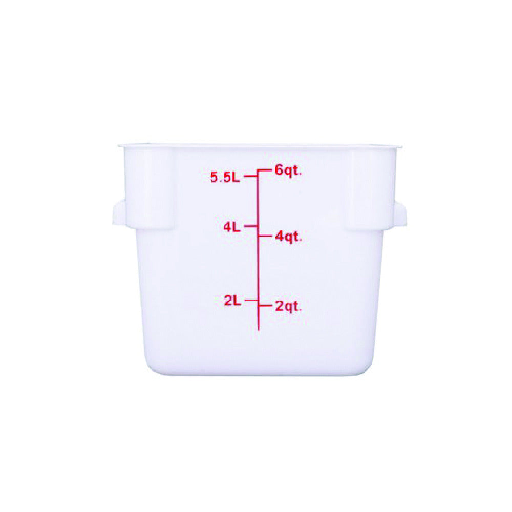 Hubert 89805 - CenPro® Food Storage Container, 8-7/8"W X 8-7/8"D X 7-1/2"H, Square