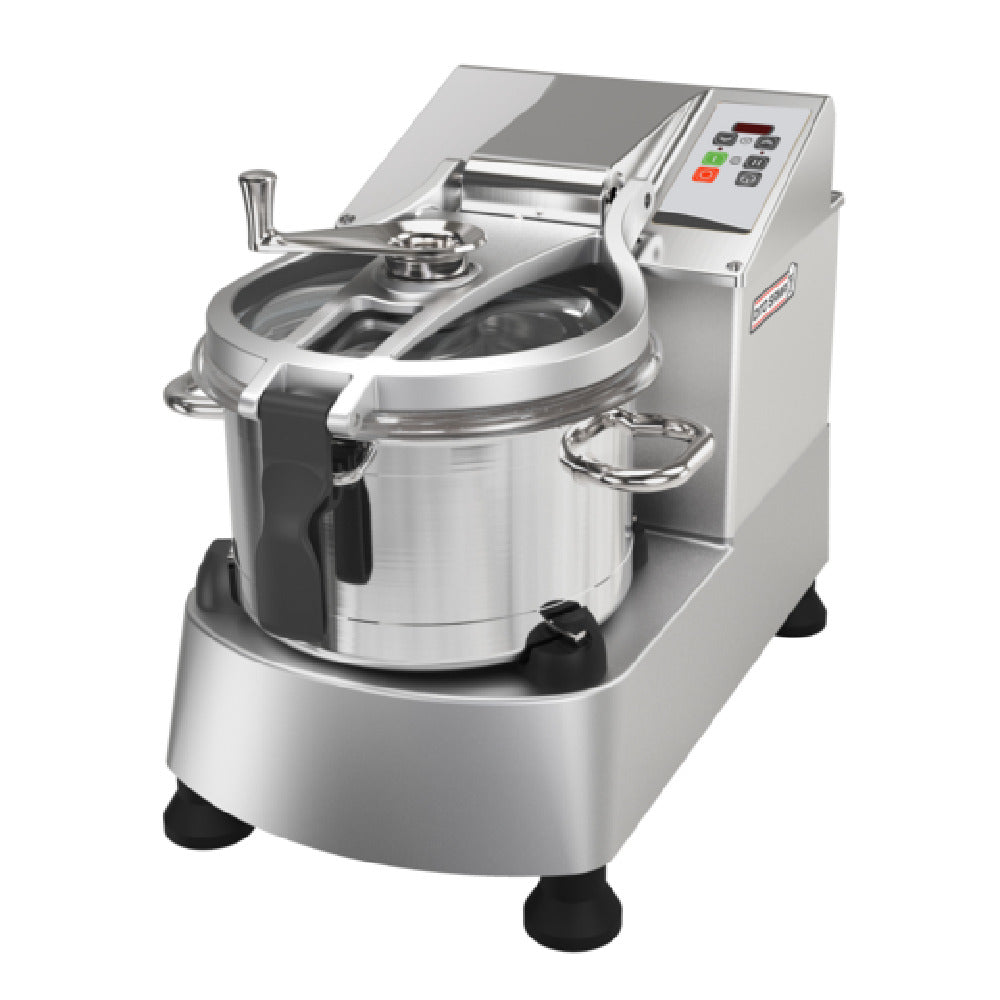 Eurodib 602254 Dito Sama Cutter Mixer With 115lt/12.2qt Stainless Steel Bowl With Clear