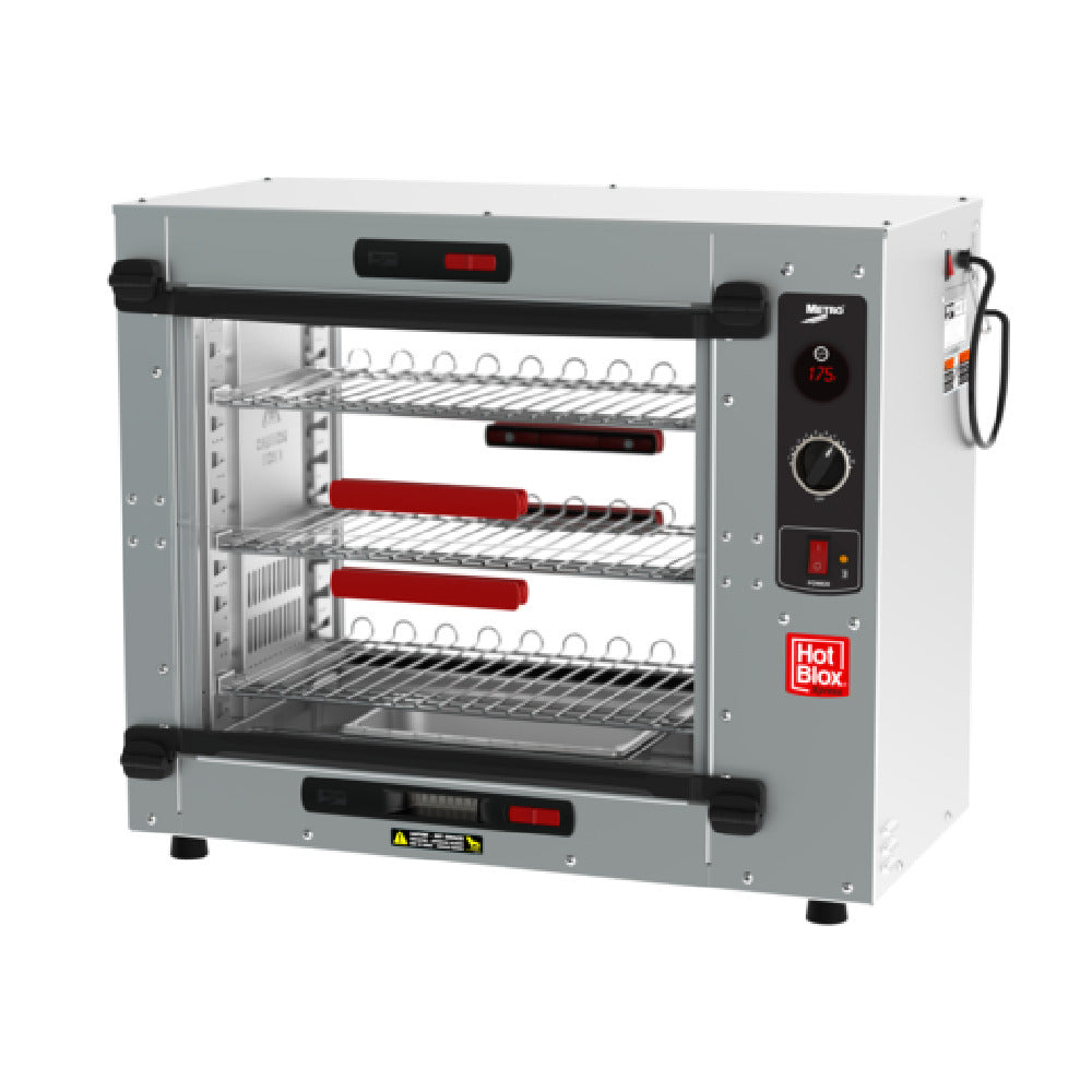 Metro HBCS6-BP HotBlox Xpress S6 Quick Access Pass-Thru Holding Cabinet Countertop