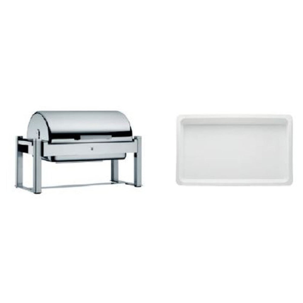 Bauscher Hepp 06.3335.6011 - Chafing Dish Promo Kit, Includes: (1) Manhattan 1/1 GN Chafing Dish With Roll-top Cover (06.3335.6041) & (3) 247 Oz.