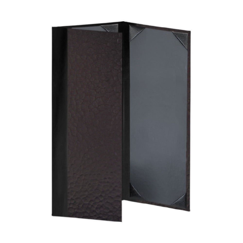 Risch METRO-3V 4.25X11 Metro Iron Or Mesh Hardback Metallic Menu Cover (specify Pattern And Color)
