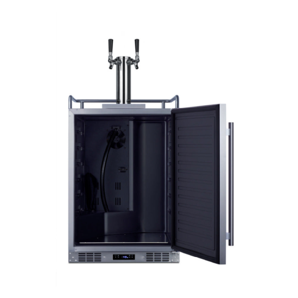 Summit SBC683OSTWINCFB - Outdoor Beer & Coffee Kegerator, 24" Wide, Commercially Approved