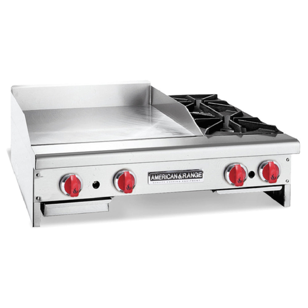 American Range AR36-24G2OB_LP - Griddle/Open Burner Combination, Gas, 36"