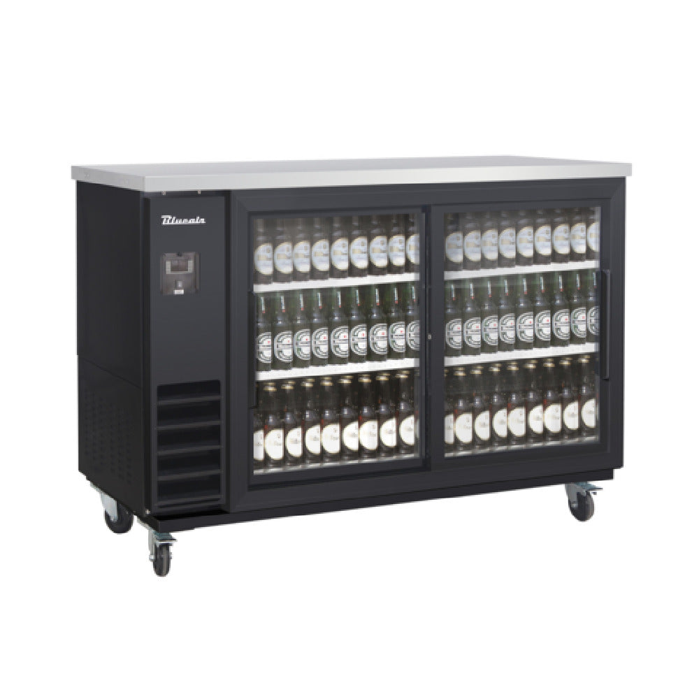 Blue Air BLNBB-60BG-SL-HC - Back Bar Cooler, Narrow Depth, Two-section