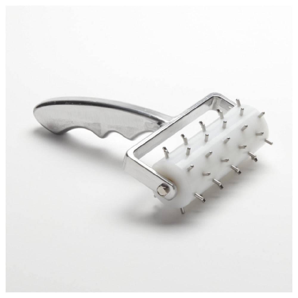 American Metalcraft DDCH7744 Dough Docker 6" Wide X 7-1/2" Long 3/8" Stainless Steel Pins Embedded In Plastic Roller