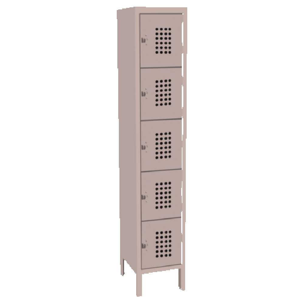 SPG 4K0070 - Kelmax Locker, 12"W X 12"D X 66"H, Five Tier