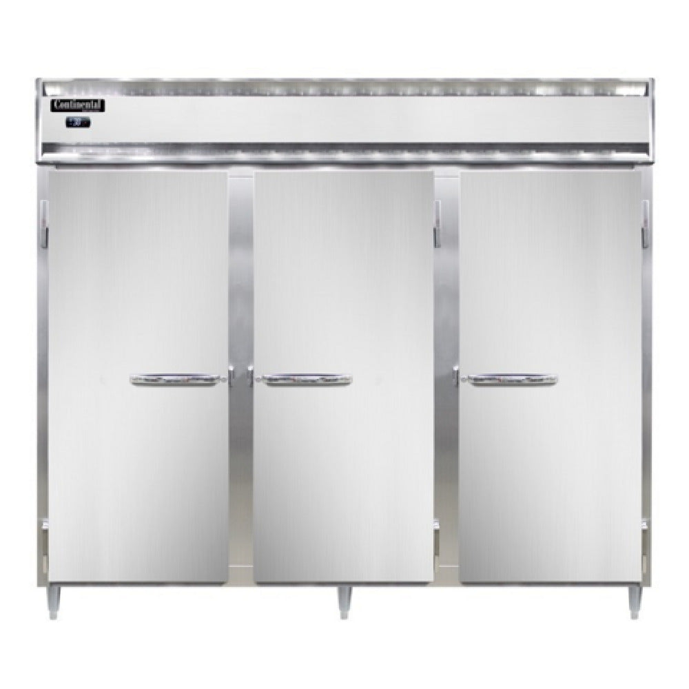 Continental Refrigerator D3RENSSPT-SD-GD Designer Line Wide Refrigerator 75 Cubic Ft. Capacity