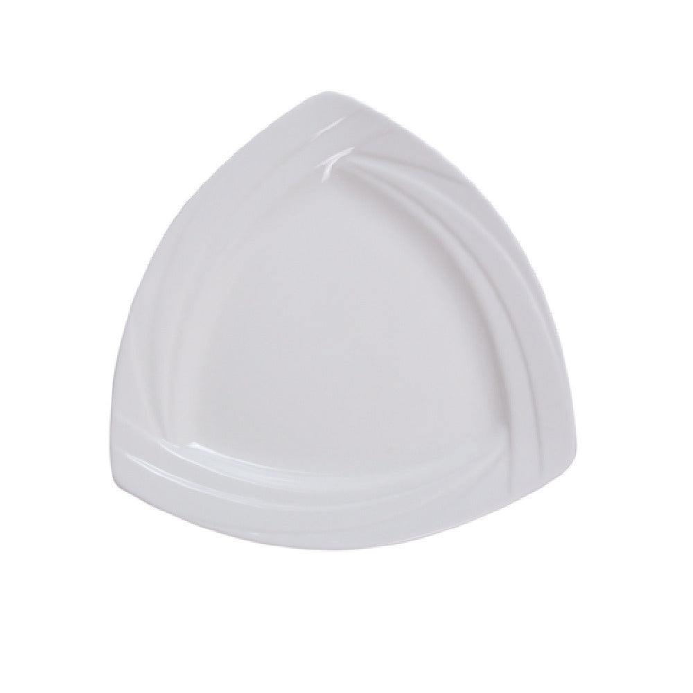 Yanco MM-10-TR Miami Plate 10"L X 10"W Triangular