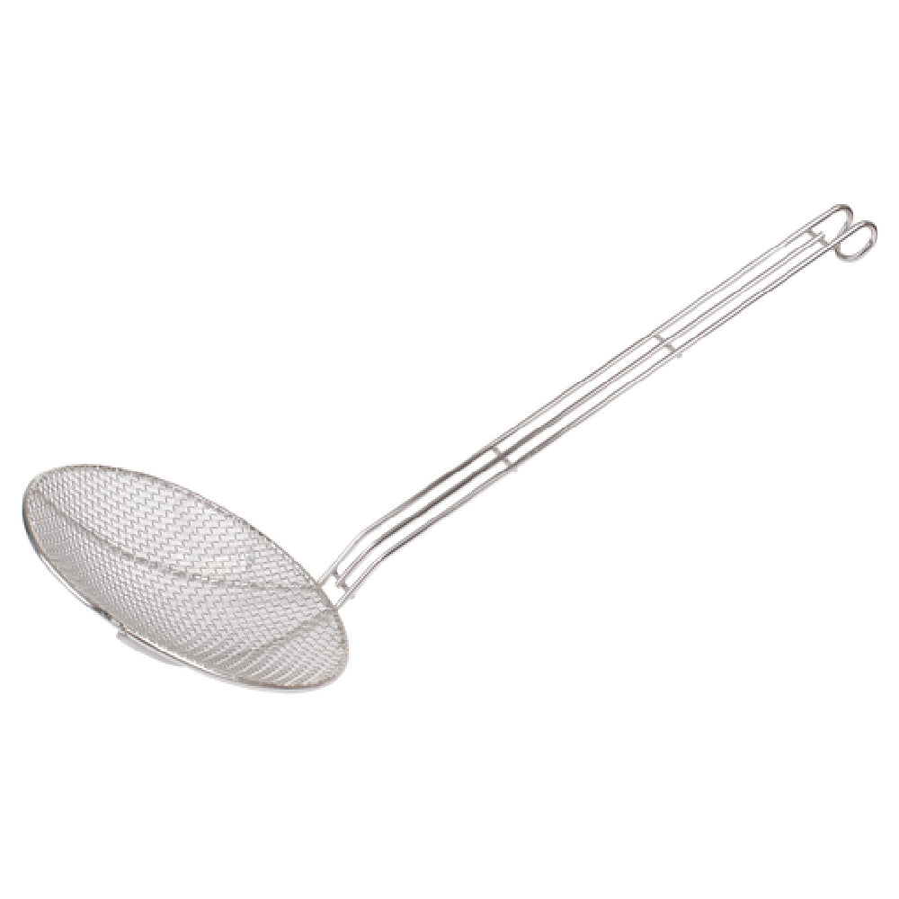 JB Prince U623 22 - Skimmer 8-1/2" Dia. X 18"L, Hook On Handle, Mesh Basket