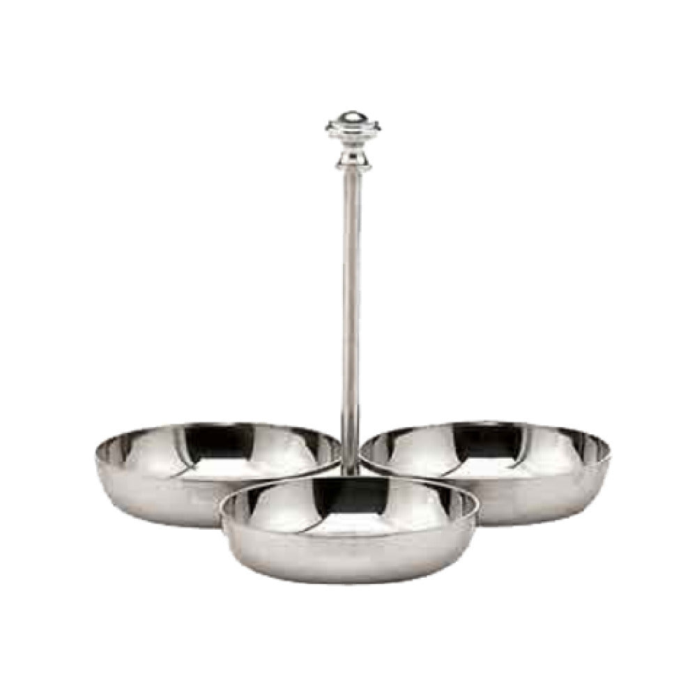 Bauscher Hepp 15.4552.0650 - Sugar Server, 4-7/16"H, Three-section