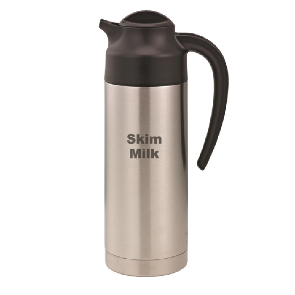 Service Ideas S2SN100SMET Service Ideas SteelVac® Creamer Vacuum Insulated 1 Liter