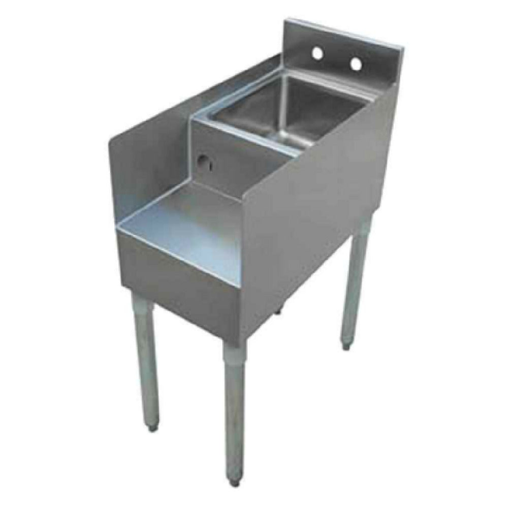 Sapphire Manufacturing SMBBS-18 Sapphire Underbar Blender Station With Sink 18"W X 22.5"D