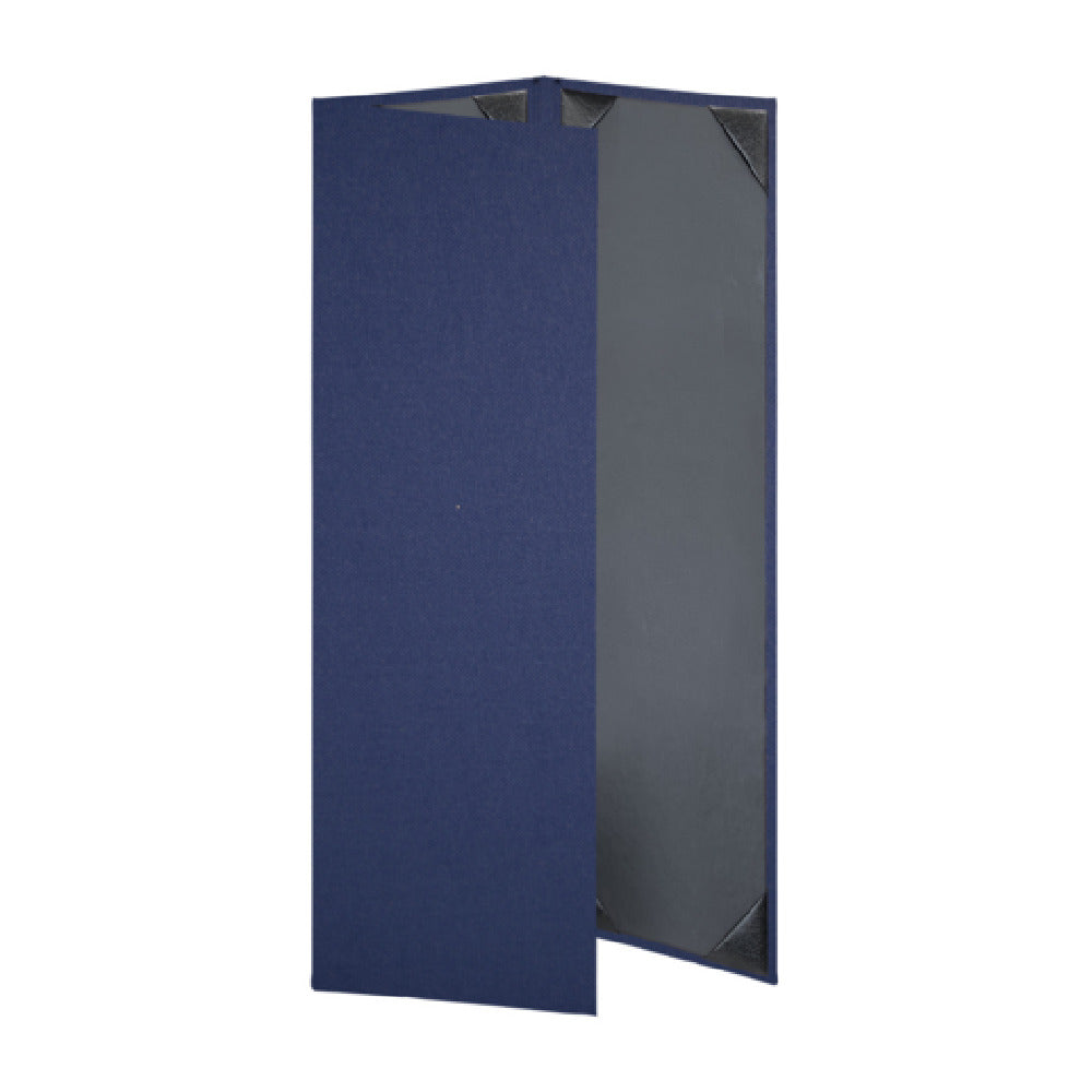 Risch LINEN-3V 4.25X14 Linen Hardback Menu Cover (specify Color) 4 1/4" X 14"