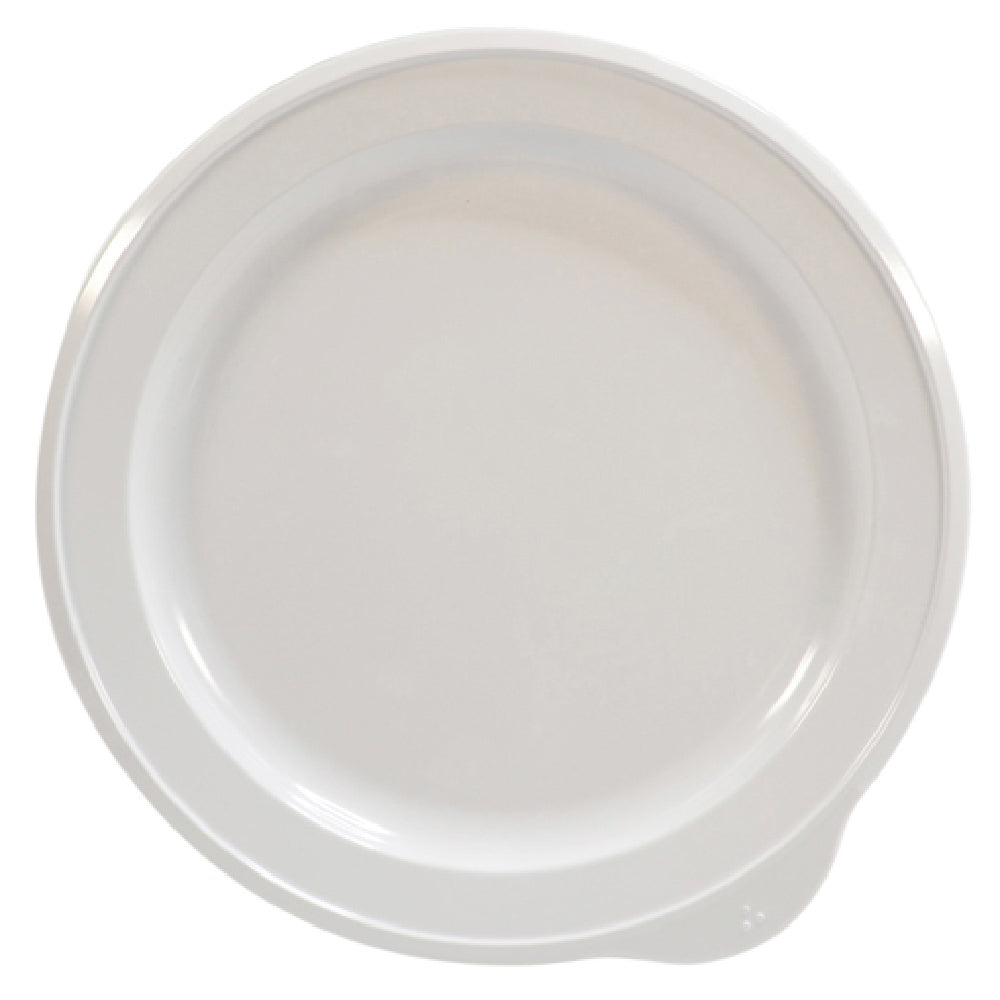 Bauscher Hepp T3832W - Low Plate, 6-3/4 Oz., 9-1/2"W X 9-1/10"D X 4/5"H