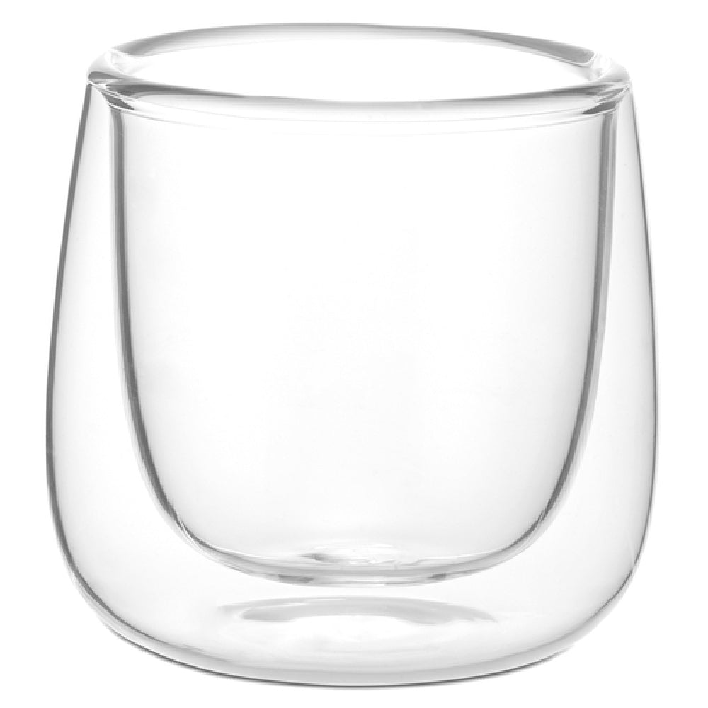 JB Prince RB114 24 - Comatec Glass 2.7 Oz., 3" Dia. X 3"H, Double Wall