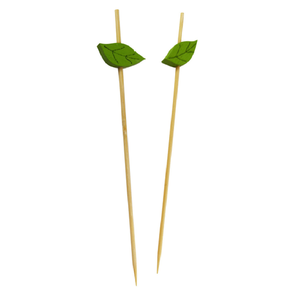 PacknWood 210BBLEAF12 - Leaf Skewer, 4.7", Biodegradable