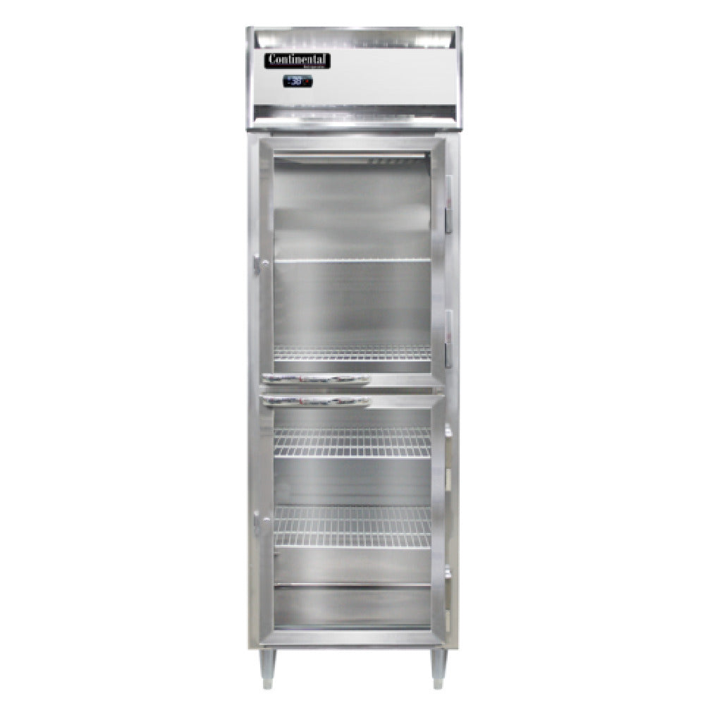 Continental Refrigerator DL1W-PT-HD-GD-SD Designer Line Heated Cabinet 21 Cubic Ft. Capacity