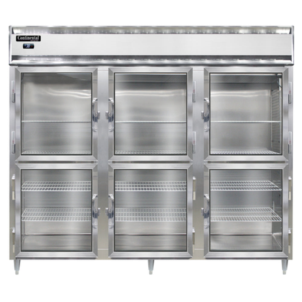 Continental Refrigerator D3RENGDHD Designer Line Wide Refrigerator Reach-in 85-1/5"W