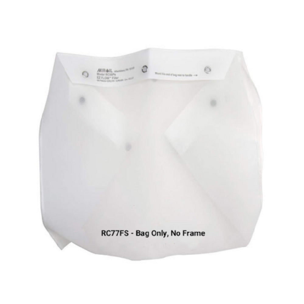 MirOil USA RC77FS-12753 Reusable Filter Bag Oil Polishing Rated For Oil Capacity To 85 Lb. Use With #CF2A Holder/frame