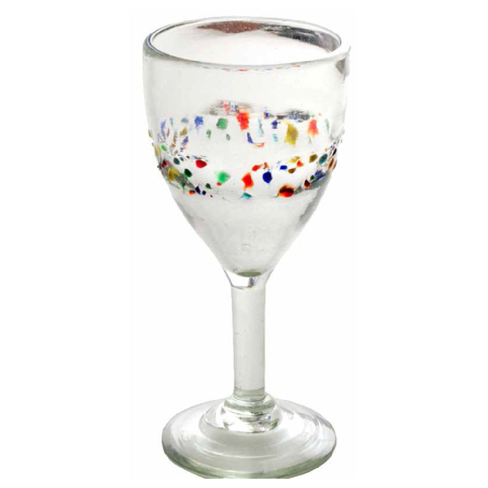Orion Trading & Design G05-TF Tutti Frutti Copa Vino Glass 9 Oz. 3-1/4" Dia. X 7"H