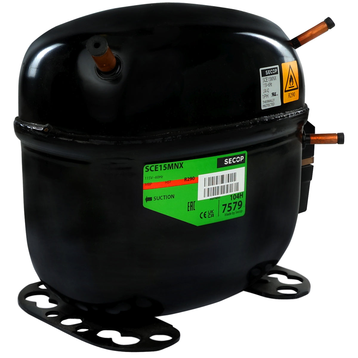 Empura Parts 1.1.01.00009 Compressor Compatible With: E-MCF430 E-MCH430 Empura Ice Machines
