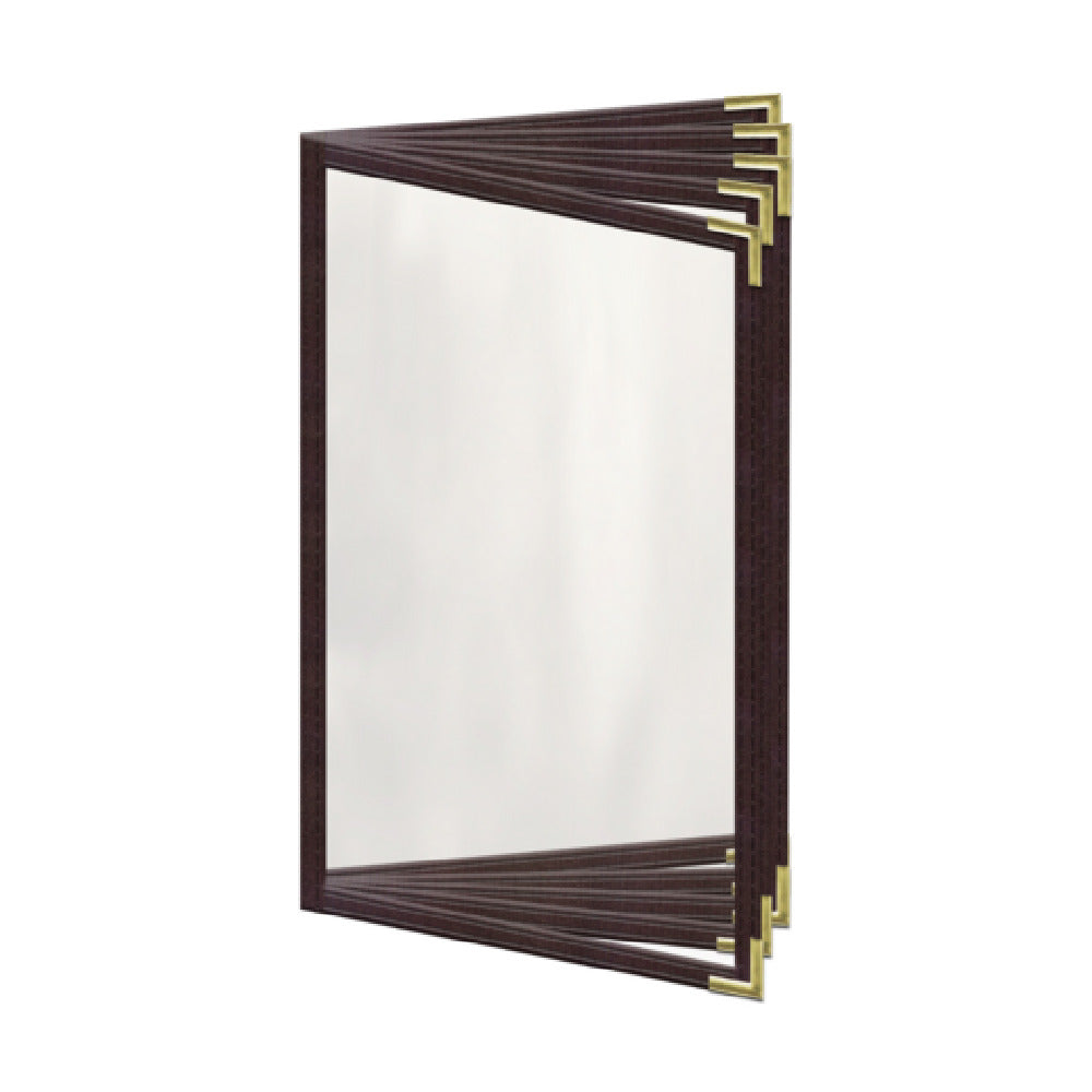 Risch TE-10V 5.5X8.5-NYLON Deluxe Sewn Nylon Menu Cover (specify Color) 5-1/2" X 8-1/2"