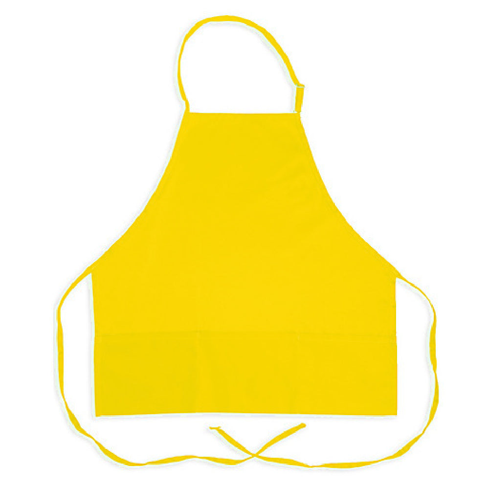 KNG 1040YLW Kng 27 In Bib Apron Yellow 3 Pocket