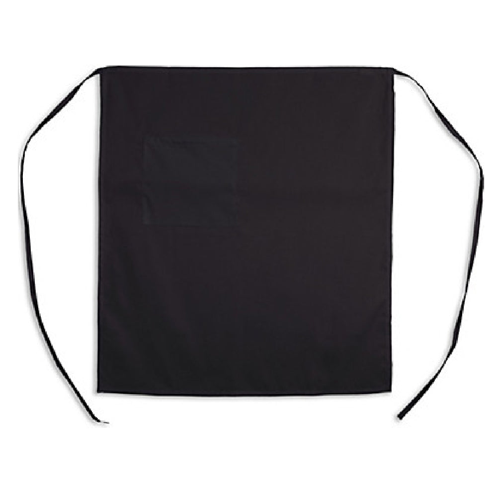 KNG 1041BLK Kng 30 In Bistro Apron Black 1 Pocket