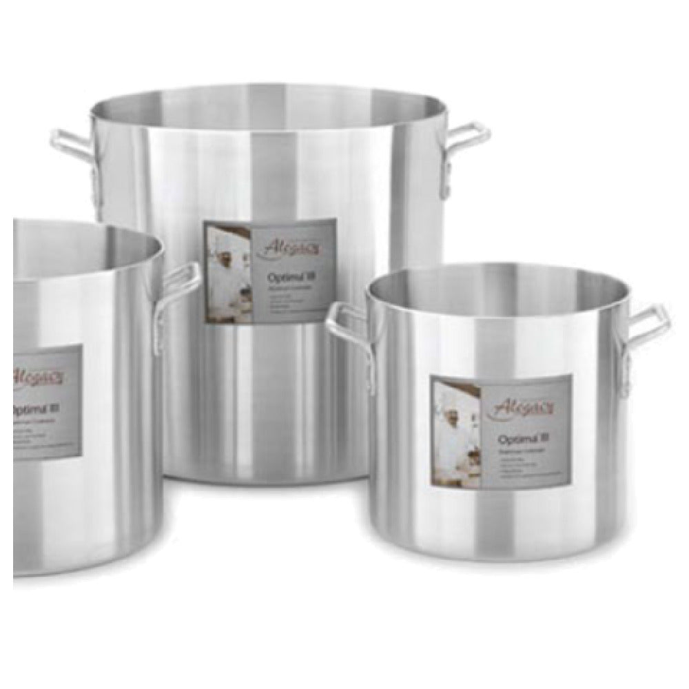 Alegacy Foodservice Products AP40 Optima® III E™ Economy Stock Pot 40 Qt. 14-1/2" Dia. X 14-1/4" Deep Interior